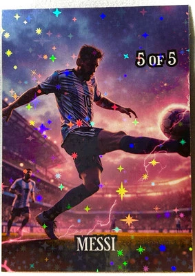 Lionel Messi # 5/5 2024 Anime Deporte Manga Dibujos Animados Prisma - Miami Argentina Barça Foto 1 de 3