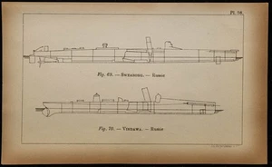 1889 - Plan ancien du torpilleur Sweaborg et Vindawa - Russie, Marine militaire - Picture 1 of 5