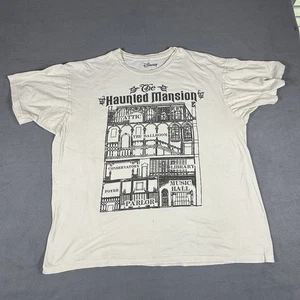 Disney The Haunted Mansion Movie 2XL Mansion Blueprint Ivory Shirt - Bild 1 von 5