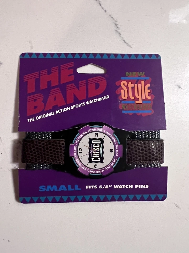 Correa de reloj envolvente deportiva de nailon Chisco The Band de colección años 90’s Y2K Foto 1 de 2