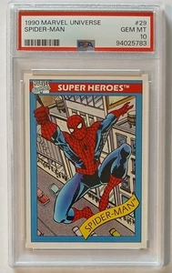 1990 Marvel Universe #29 Spider-Man PSA 10 Gem Mint - Picture 1 of 1