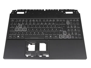 Acer 32204EB9K201 Original Tastatur inkl. Topcase DE (deutsch) schwarz/schwarz m - Afbeelding 1 van 5