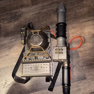 GHOSTBUSTERS Proton Pack Backpack Projector Mattel 2016 w/ Slimer Figure Tested - Picture 1 of 4