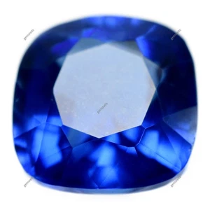 10 Ct Natural Ceylon Blue Sapphire Square Cushion Cut Certified Loose Gemstones - Picture 1 of 6