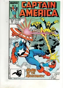 Captain America #343 SIGNED FRENZ, DWYER (Writer, Artist) NM 9.4 JOHN WALKER 323 - Bild 1 von 3