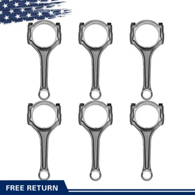 6PCS Connecting Rods For Chrysler 200 300 Town & Country Dodge Jeep RAM 3.6L V6 - Image 1 of 4