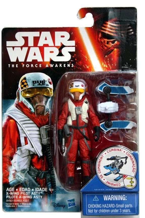 2015 Disney Hasbro Star Wars The Force Awakens X-Wing Pilot Asty - Image 1 of 1