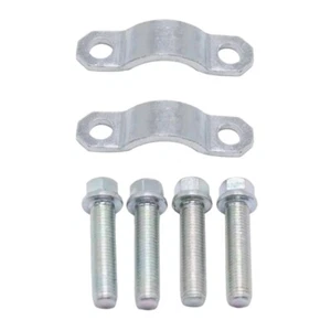 U-Joint Strap and Bolts Set Universal Drive Shaft Rear End U Joint Strap Plates - Picture 1 of 8