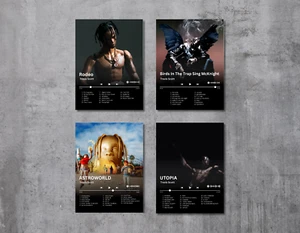 Album Cover Collection: Travis Scott | hochwertiges Acrylglas | 30x40cm | HipHop - Bild 1 von 3