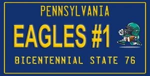 Philadelphia Eagles LICENSE PLATE Car Tag 4- Sizes Available - Bild 1 von 1