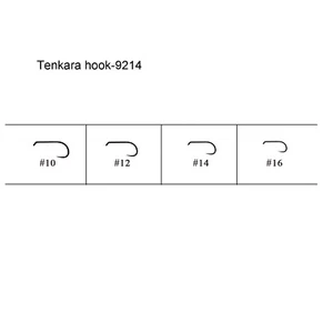 100pc Tenkara Hook Fly Fishing Hook Catch&Release Dry Wet Nymph10#-16#Assortment - Picture 1 of 11