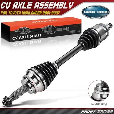 Front LH Driver Side CV Axle Assembly for Toyota Highlander 2001 2002-2007 AWD - Image 1 of 4