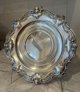 VINTAGE GORHAM CHANTILLY STERLING SILVER SANDWICH / PASTRY DISH PLATE 10" #746 - Picture 1 of 12