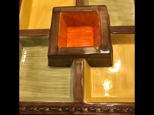 5-teilige Servierplatte - Toskana von Artimino Ironstone China - Bild 1 von 12