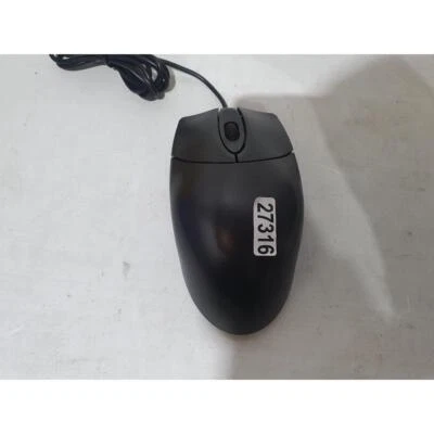 3902C762 Mechanical Mouse Black Wired PS/2 2-Buttons Scroll Wheel for Desktop - Image 1 of 4