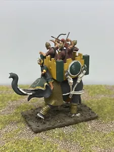 Elefante Romano 28mm Miniature fanti arcieri Figure dipinte vintage - Foto 1 di 4