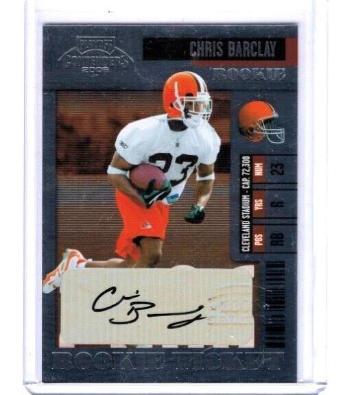 2006 Playoff Contenders Chris Barclay Rookie Ticket Auto RC #175 - Image 1 of 1