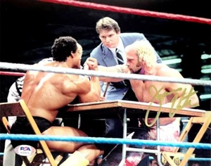 WWE JESSE THE BODY VENTURA HAND SIGNED AUTOGRAPHED 8X10 PHOTO WITH PSA COA 11 - Picture 1 of 2