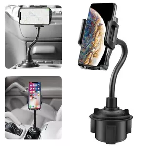 New Universal Car Mount Adjustable Gooseneck Cup Holder Cradle For Cell Phone US - Picture 1 of 10