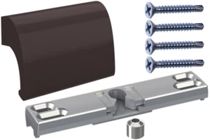 NAJDER Balkontürgriff Braun Aluminium mit Balkontürschnapper Balkongriff - Bild 1 von 4