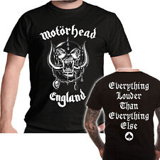 Motorhead T Shirt Official England Everything Louder Tee New S M L XL XXL