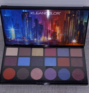 Kleancolor City Never Sleeps Eyeshadow Palette - Matte & Shimmer - Picture 1 of 3