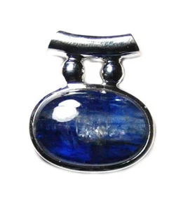 Edelstein-Anhänger Pipe Disthen Cyanit 22x25 mm 925er Silber - Bild 1 von 1