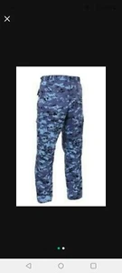 🟦⬛Digital Blue Camouflage Tactical Trouser pants. (Men's)🟦⬛ - Picture 1 of 2