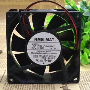 1PC 3615RL-05W-B40 Cooling Fan DC 24V 0.73A 9CM 2Pin New - Picture 1 of 5