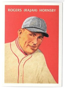 2011 Topps CMG Reprints - CHICAGO CUBS Rogers Hornsby 1932 US Caramel