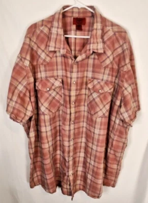 Foundry Shirt 4XLT Multicolor Nautical Short Sleeve Button Young Mens - Image 1 of 4