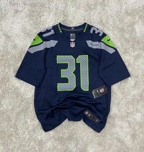 NWT Kam Chancellor #31 Seattle Seahawks NFL Navy Blue Nike Football Jersey - Picture 1 of 8