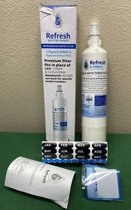 NEW Refresh R-9990-S R-9990 Refrigerator Water Filter Kenmore 46-9990 LG LT600P - Picture 1 of 6