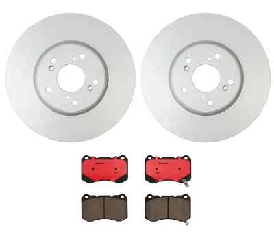Durago Front Brake Kit Disc Rotors 310MM Brembo Ceramic Pads For Acura TL 04-08 - Image 1 of 4