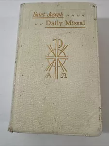 Saint Joseph tägliches Missale katholische Kirche überarbeitete Ausgabe 1961 Rev. Hugo Hoever U - Bild 1 von 15