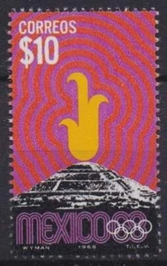 Mexico postfris 1968 MNH 1282 - Olympische spelen Mexico - Bild 1 von 1
