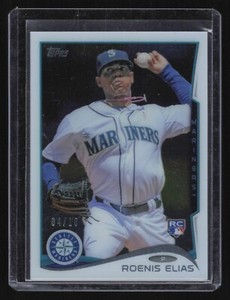 2014 Topps Update Roenis Elias US220 Clear Acetate Rookie /10 Mariners 