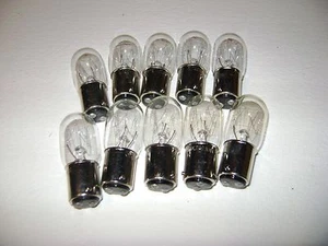 10 NUEVOS PUSH IN 120V 15W BASE BA15D TRANSPARENTE MÁQUINA DE COSER BOMBILLA LÁMPARA GLOBO - Imagen 1 de 1