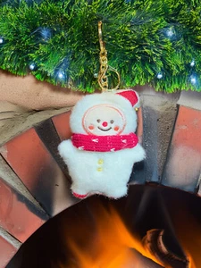 Keychain Gift Ornaments Xmas Tree Hanging Snowman Pendant Car Home Decor - Picture 1 of 4