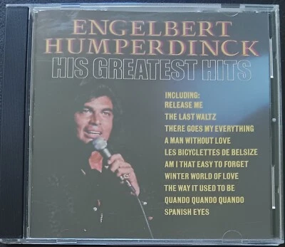 Engelbert Humperdinck ‎– His Greatest Hits - reissue CD VG+, cover excellent - Image 1 of 3