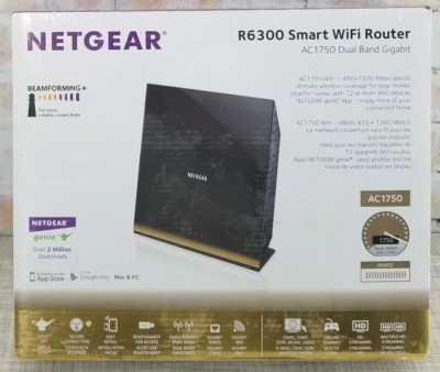 Netgear RC300v2 Smart WiFi Router AC1750 Dual Band Gigabit 1300 Mbps 3.0 USB New - Image 1 of 3