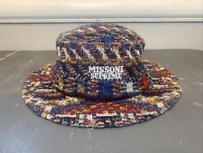 Supreme x Missoni Crusher Multicolor Knit Logo Bucket Hat Size M/L