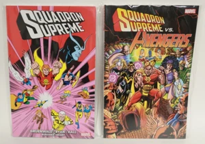 Squadron Supreme vs. Avengers 2 Comic Book Set Marvel Softcover TPB DM Variant - Picture 1 of 12