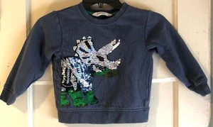 H&M Kids 3-4Y Sweater Dinosaur Triceratops Design - Picture 1 of 4