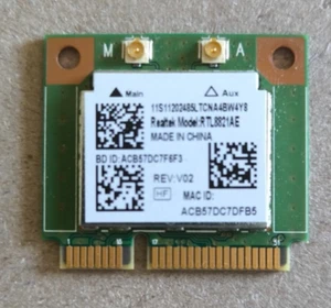 Karta Realtek mini PCIe Wifi RTL8821AE (wzięta z Lenovo B50-30 All In One) - Zdjęcie 1 z 2
