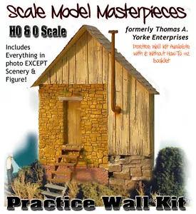 Practice Wall with Details (Yorke En) Kit HO/HOn3 Scale Model Masterpieces *NEW* - Picture 1 of 12