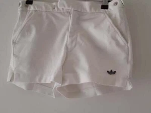 Vintage ADIDAS Shorts Mens Size Small W26 3 Stripe Tennis white Small Make - Foto 1 di 6