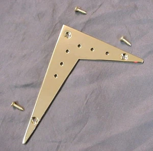OFFSET GOLD FLYING V ELECTRIC GUITAR BRIDGE - Picture 1 of 4