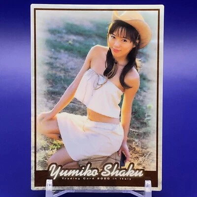 Yumiko Shaku Japanese Gravure Idol Trading Card No.60 Made In Japan F/S - Image 1 of 4