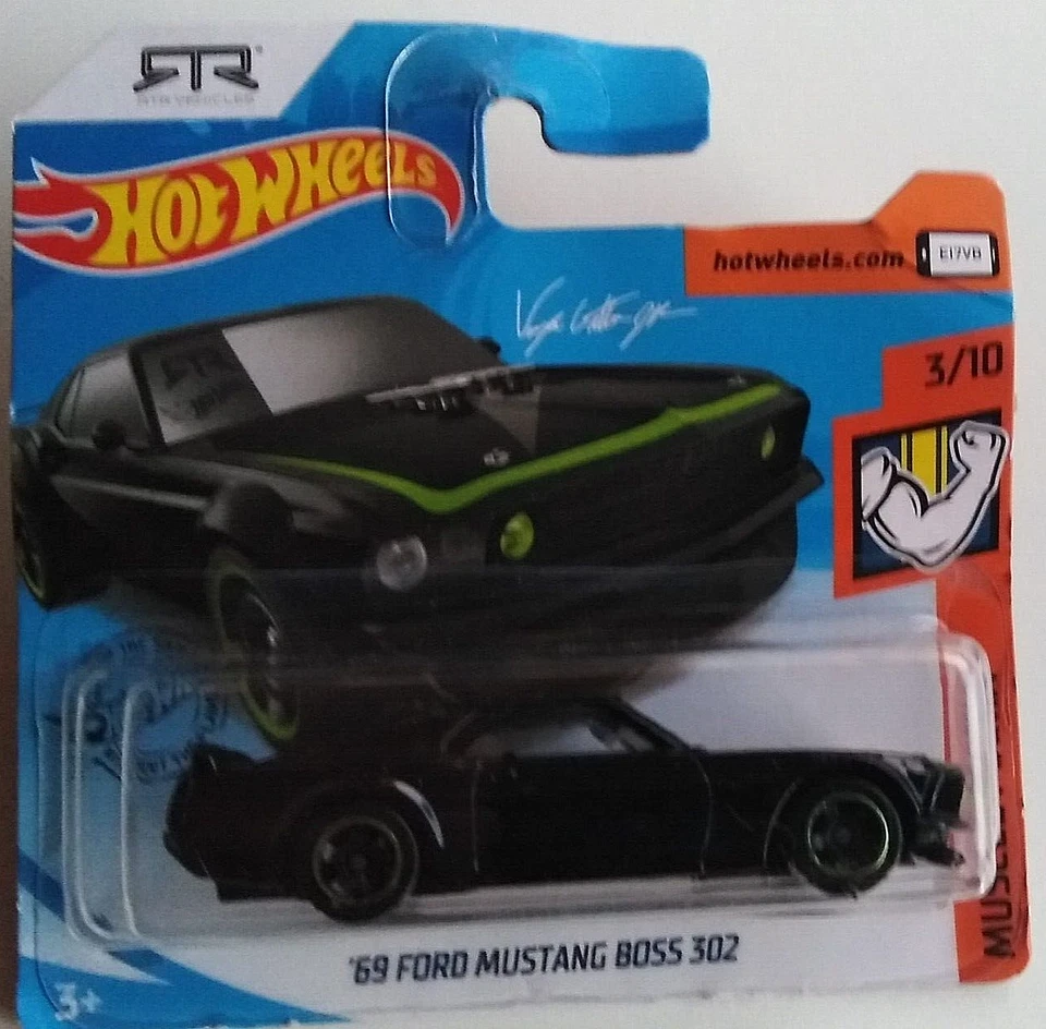 69 Ford Mustang Boss 302 Hot Wheels 2020 Muscle Mania 3/10 #210/250 GHD06 Mattel - Imagen 1 de 1